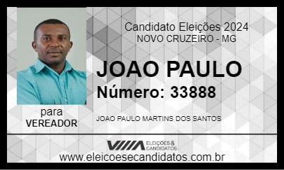 Candidato JOAO PAULO 2024 - NOVO CRUZEIRO - Eleições