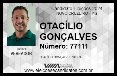 Candidato OTACÍLIO GONÇALVES 2024 - NOVO CRUZEIRO - Eleições