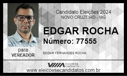 Candidato EDGAR ROCHA 2024 - NOVO CRUZEIRO - Eleições