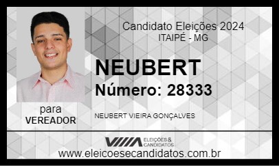 Candidato NEUBERT 2024 - ITAIPÉ - Eleições