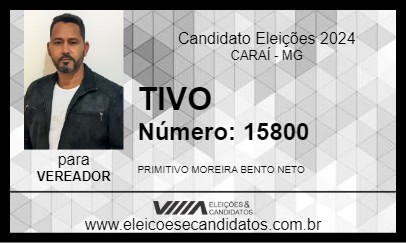 Candidato TIVO 2024 - CARAÍ - Eleições