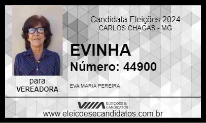 Candidato EVINHA 2024 - CARLOS CHAGAS - Eleições