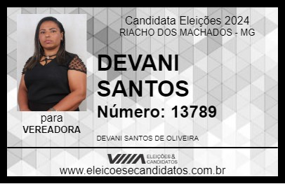 Candidato DEVANI SANTOS 2024 - RIACHO DOS MACHADOS - Eleições