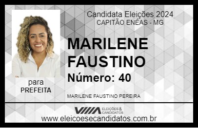 Candidato MARILENE FAUSTINO 2024 - CAPITÃO ENÉAS - Eleições