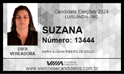 Candidato SUZANA 2024 - LUISLÂNDIA - Eleições