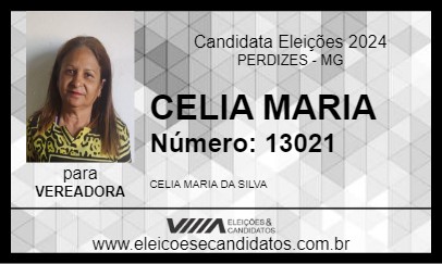 Candidato CELIA MARIA 2024 - PERDIZES - Eleições