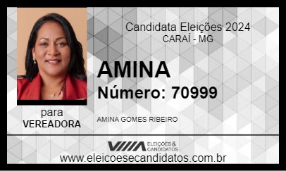 Candidato AMINA 2024 - CARAÍ - Eleições