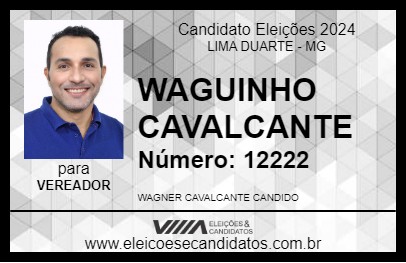 Candidato WAGUINHO CAVALCANTE 2024 - LIMA DUARTE - Eleições