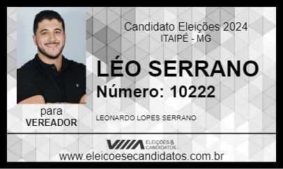 Candidato LÉO SERRANO 2024 - ITAIPÉ - Eleições