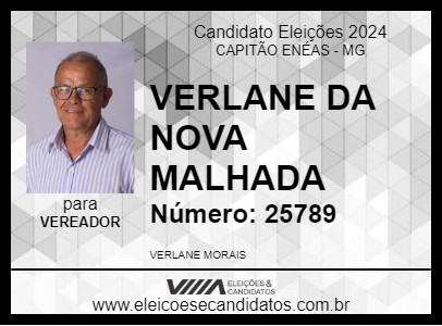 Candidato VERLANE DA NOVA MALHADA 2024 - CAPITÃO ENÉAS - Eleições