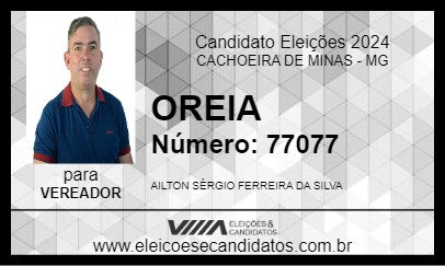 Candidato OREIA 2024 - CACHOEIRA DE MINAS - Eleições