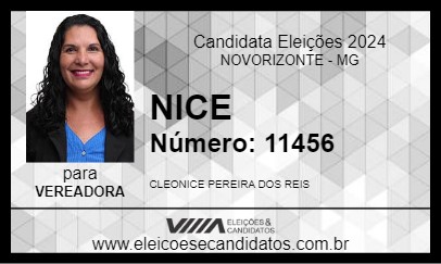 Candidato NICE 2024 - NOVORIZONTE - Eleições