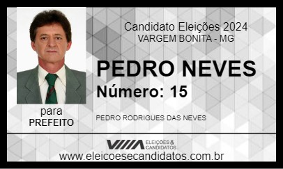 Candidato PEDRO NEVES 2024 - VARGEM BONITA - Eleições