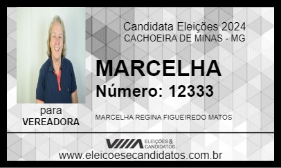 Candidato MARCELHA 2024 - CACHOEIRA DE MINAS - Eleições