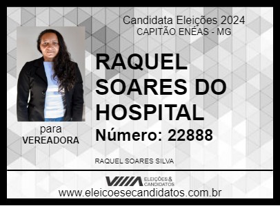 Candidato RAQUEL SOARES DO HOSPITAL 2024 - CAPITÃO ENÉAS - Eleições