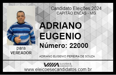 Candidato ADRIANO CARPINTEIRO 2024 - CAPITÃO ENÉAS - Eleições