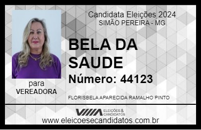 Candidato BELA DA SAUDE 2024 - SIMÃO PEREIRA - Eleições