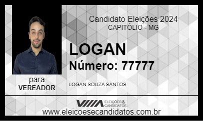 Candidato LOGAN 2024 - CAPITÓLIO - Eleições