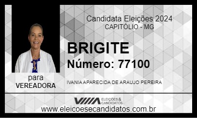 Candidato BRIGITE 2024 - CAPITÓLIO - Eleições