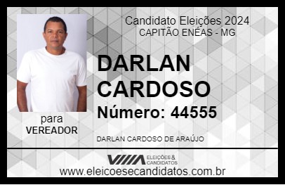 Candidato DARLAN CARDOSO 2024 - CAPITÃO ENÉAS - Eleições