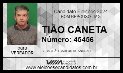 Candidato TIÃO CANETA 2024 - BOM REPOUSO - Eleições