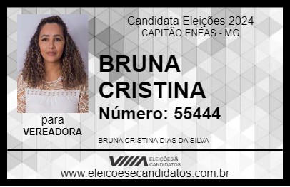 Candidato BRUNA CRISTINA 2024 - CAPITÃO ENÉAS - Eleições