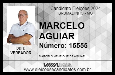 Candidato MARCELO AGUIAR 2024 - BRUMADINHO - Eleições