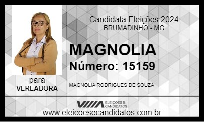 Candidato MAGNOLIA 2024 - BRUMADINHO - Eleições