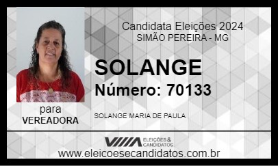 Candidato SOLANGE 2024 - SIMÃO PEREIRA - Eleições