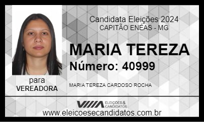 Candidato MARIA TEREZA 2024 - CAPITÃO ENÉAS - Eleições