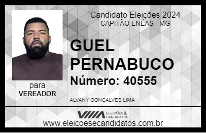 Candidato GUEL PERNABUCO 2024 - CAPITÃO ENÉAS - Eleições