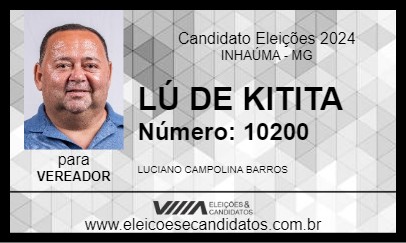 Candidato LÚ DE KITITA 2024 - INHAÚMA - Eleições