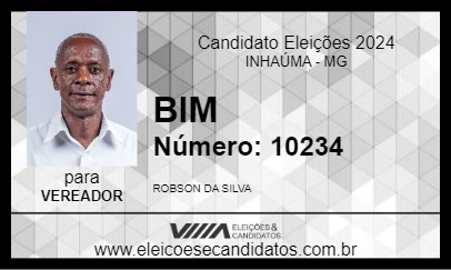 Candidato BIM 2024 - INHAÚMA - Eleições