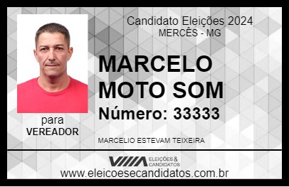 Candidato MARCELO MOTO SOM 2024 - MERCÊS - Eleições