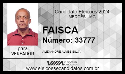 Candidato FAISCA 2024 - MERCÊS - Eleições