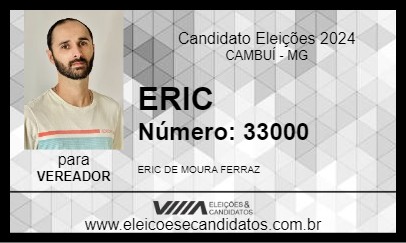 Candidato ERIC 2024 - CAMBUÍ - Eleições