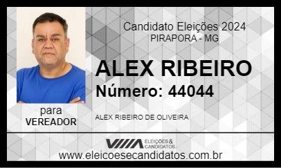 Candidato ALEX RIBEIRO 2024 - PIRAPORA - Eleições