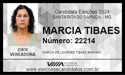 Candidato MARCIA TIBAES 2024 - SANTA RITA DO SAPUCAÍ - Eleições