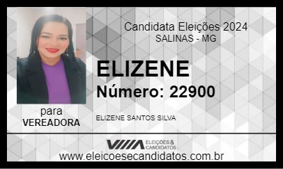 Candidato ELIZENE 2024 - SALINAS - Eleições