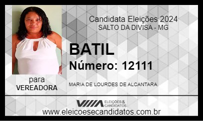 Candidato BATIL 2024 - SALTO DA DIVISA - Eleições