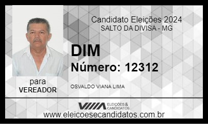 Candidato DIM 2024 - SALTO DA DIVISA - Eleições