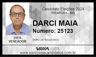 Candidato DARCI MAIA 2024 - PIRAPORA - Eleições