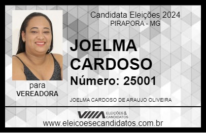 Candidato JOELMA CARDOSO 2024 - PIRAPORA - Eleições