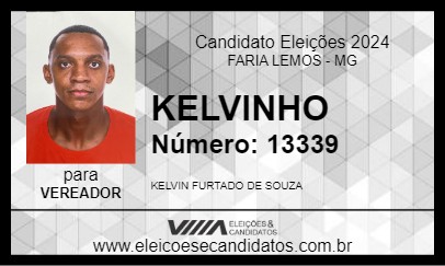 Candidato KELVINHO 2024 - FARIA LEMOS - Eleições