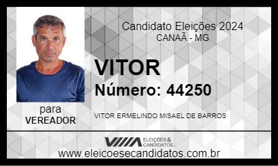 Candidato VITOR 2024 - CANAÃ - Eleições