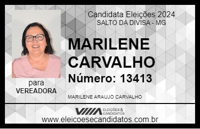 Candidato MARILENE CARVALHO 2024 - SALTO DA DIVISA - Eleições