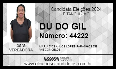 Candidato DU DO GIL 2024 - PITANGUI - Eleições