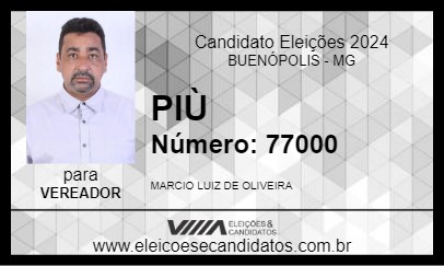 Candidato PIÙ 2024 - BUENÓPOLIS - Eleições