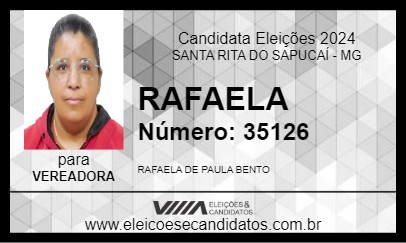 Candidato RAFAELA 2024 - SANTA RITA DO SAPUCAÍ - Eleições