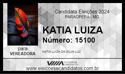 Candidato KATIA LUIZA 2024 - PARAOPEBA - Eleições